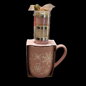 NWT Peppermint & Pine Mug & Lip Balm Set